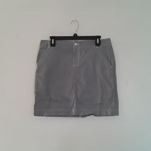 Tommy Hilfiger Blue Striped Summer Skirt Button 8